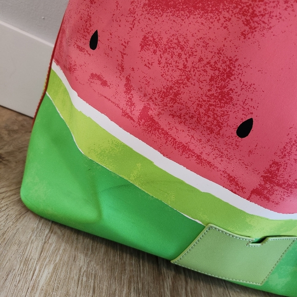 Kate Spade Splash Out Watermelon Print Red, Pink & Green Tote Bag - Picture 11 of 14